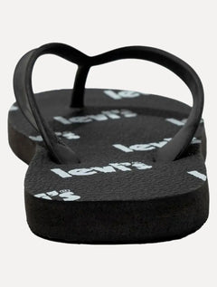Chinelo Levis Printed Mono Logo Preto
