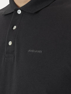 Polo John John Masculina New Simple Light Button Chumbo